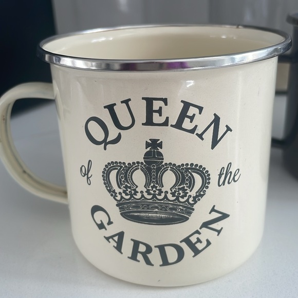 Queen King of The Garden Gifts for him her coffee mug metal cup tea beverage - Picture 2 of 9